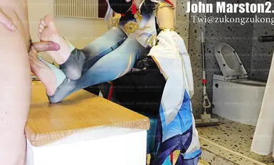 【johnmarston】Shenhe footjob (4)