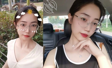 [Leaked by husband] Shandong 00s glasses contrast bitch [Cao Xke] cheating sex life sex video