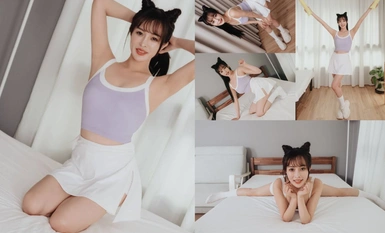 UNA Yuna - Gabay sa Kababaihan - AN9-018 - Ang pribadong kasarian ng cute na cheerleader