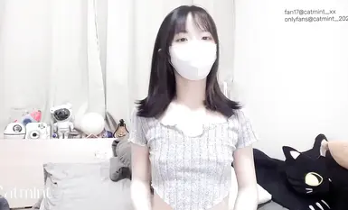 Mint (catmint_) - onlyfans pinakabagong pinagsama-samang koleksyon ng video Taiwan flat-breasted batang babae masturbate white juice (13)