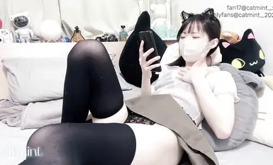 민트(catmint_) - onlyfans 최신 통합 영상 모음 대만의 평평한 가슴을 가진 어린 소녀가 흰 주스로 자위행위를 합니다(19)