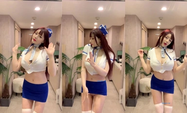 Welfare Ji [White Arnab Yi] Payudara besar Selebriti Internet disesuaikan plot semburan melancap (6)