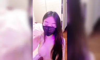 [Adik sebelah] Dewi kecantikan sekolah~! Payudara cantik terbaik~ props menujah~ tiada kondom (4)