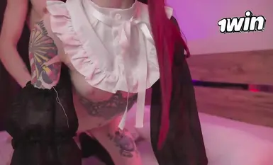 【Karneli_Bandi】魅魔喜多川想證明她可以承受三個洞里都插著大屌