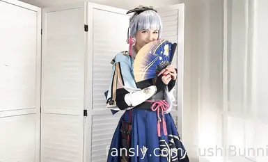 sushibunniii #cos #genshin #kamisato ayaka #thủ dâm #blowjob #bangbang kiêm #babyface
