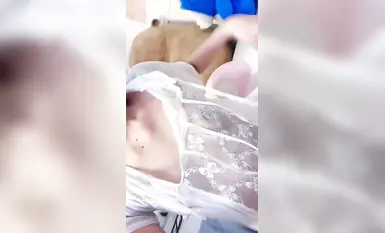 【Ghost】Slim waist_Masturbation with props, crazy insertion and white juice (3)