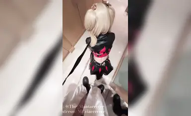 【COS控狂喜】Maniacccccc 柏妮思玩火少女纖細的美腰太火辣了讓人無法自拔要用她摩擦到著火