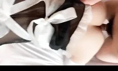 【小c女】可愛女僕被主人爆炒蜜穴