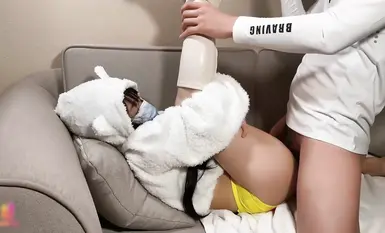 【捅主任】内射可爱白靴小母狗