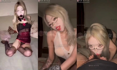 8月14日最新含祖宗付费门槛第二弹,火爆全网的变态阿黑颜母狗，阿黑颜口交怪物，口交口爆，狗爬全身捆绑坐脸窒息自慰。