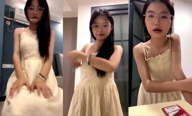 Nữ sinh ngây thơ [Kunkuntu] khoe đạo cụ trong ký túc xá và thủ dâm điên cuồng với chất nhờn trắng và run rẩy! (3)