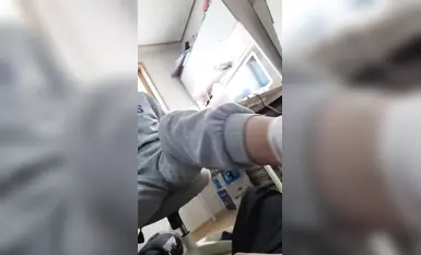 韓國大叔樓梯間口交的極樂世界：學生妹的亮口活，大叔的口交天堂，舌頭組成的交響曲 (6)