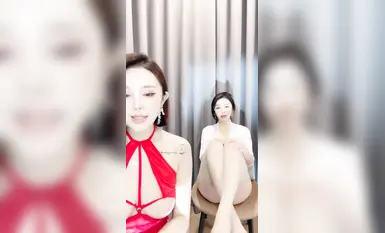 세상에서 가장 아름다운 두 큰 가슴 여신 라이브 방송 모음 (11)