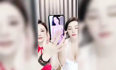 Koleksi siaran langsung dua dewi tetek besar yang paling cantik (12)