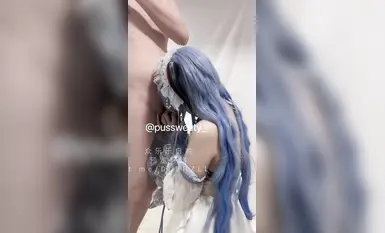 玥下8月最新COS角色扮演性爱自拍，大尺度自慰视频，NTR剧情做爱，多人3p粉丝乱入(2)