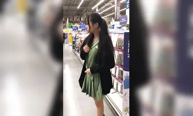 【สตูดิโอ Ximeng】สาวน้อยผมหางม้าคู่สุดน่ารัก Ma Yuqi เปลือยกายเต้นรำกลางแจ้งในสวนสาธารณะ (5)