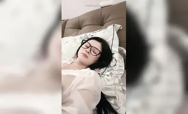 【セクシーコーヒー】巨乳デカ尻_メガネビッチ_黒網タイツワンピース_犬鎖猿轡_調教_無防備騎乗位_バックエントリー(5)