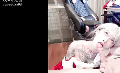 Rune Warrior Ahri กินไก่ Bunny Girl พูดคุยกับแฟนๆ จากนั้นก็โดนแฟนหนุ่มข่มขืน