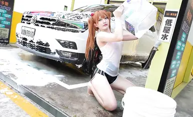 Basuh kereta Asuka! Kocho Komachi