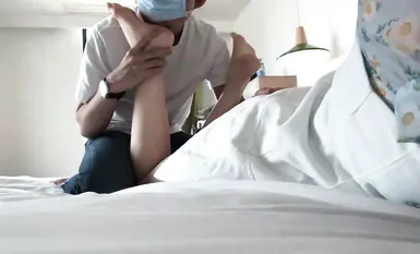 Foot control footjob-Cô gái Yujieyin liếm chân