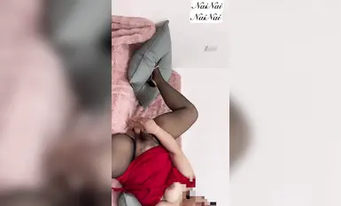 小奈醬 黑絲高跟口交啪啪內射私拍 (5)