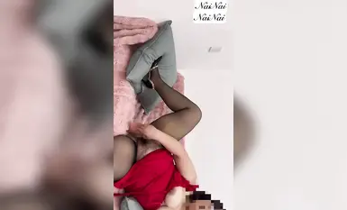 小奈醬 黑絲高跟口交啪啪內射私拍 (5)