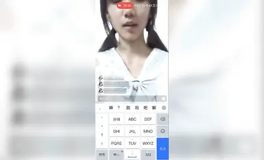 長的很萌的鄰家學妹和線上男友1v1，美乳嫩穴多水，虛擬造愛，線上調教，反差阿黑顏 (8)