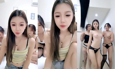 美女群P盛宴【極品藝校生】10.13-10.25高顏值姐妹4P5P畫面精彩淫亂刺激 (3)