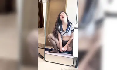 한국 최고 퀄리티의 대조적인 비치 티나이슬러브의 사색적인 섹스, 음란한 장면, 자위 섹스 2부 전편 (2)