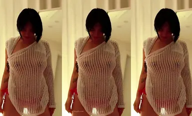 Korean busty dancer @yso1004's wet and nude dance compilation (14)