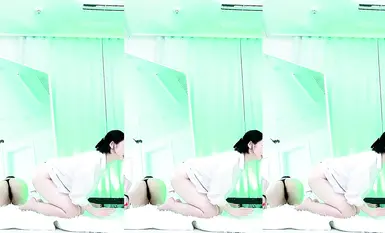 Korean busty dancer @yso1004's wet and nude dance compilation (18)