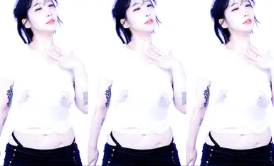 Korean busty dancer @yso1004's wet and nude dance compilation (20)