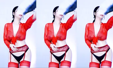 한국인 풍만한 댄서 @yso1004의 젖은 누드 댄스 모음 (30)