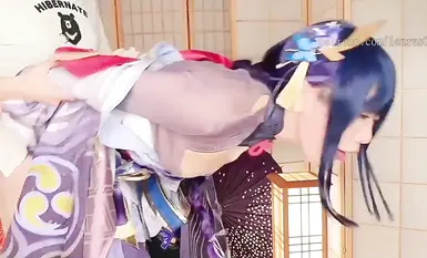 ネットセレブで美人の[Tokar浵卡]が、狭い膣口を持つ白虎のコスプレをして、オーラルセックス、セックス、足フェチを一気に披露する（4）