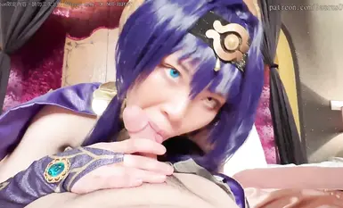 網紅顏值福利姬嫩妹【Tokar浵卡】cos角色扮演 白虎一線天，口活干炮足交一條龍 (8)