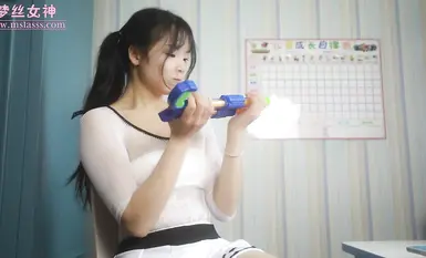 꿈의 여신의 내부 맞춤 고가 연약한 소녀 링웨이 여대생 대조 개인 촬영, 속옷 없음, 살색 스타킹, 부자의 노출 맞춤 복숭아 엉덩이 분홍색 구멍 (3)