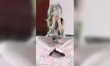 Twin-tailed, big-breasted, white-tiger loli beauty [Meow Little Orange] JK sailor uniform erotic seduction props masturbation video welfare (10)