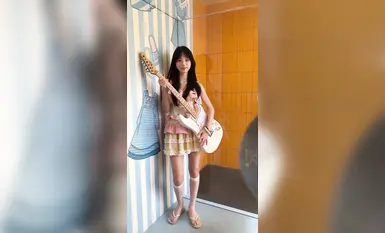 足模攝影福利【青檸映畫 】鄰家清純少女【阿慌】女明星人字拖