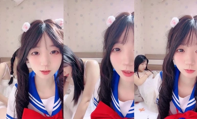 校花首次带闺蜜下海直播【邪恶双马尾】以身作则~道具狂插(19)