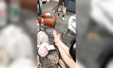 足模攝影福利【青檸映畫 】鄰家清純少女【阿慌】JK外賣員