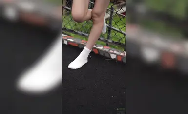 足模摄影福利【青柠映画】邻家清纯少女【阿慌】白袜亮钻(1)