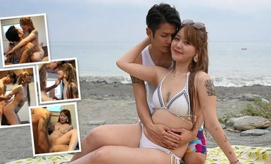 Wu Kaitong and AVJiali, a young couple, secretly made love in a campervan, enjoying their time together.