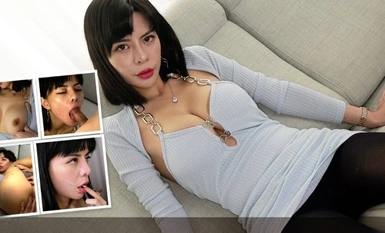 AVJiali 鄧紫晴 邀請身材火辣胸部豐滿的時尚網紅QB拍攝色情片