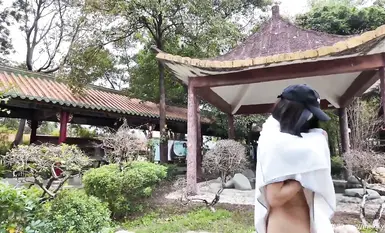 คนดังทางอินเทอร์เน็ตยอดนิยมและเทพธิดาผู้เปิดเผย [cikaimoon] แช่น้ำพุร้อนกลางแจ้งโดยเปลือยกายพร้อมกับแขกคนอื่นๆ (3)