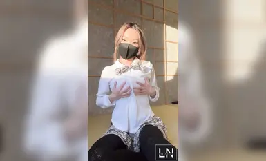 OnlyFans 亞裔媚外博主【LillieNue】觸手玩具騎乘（黑色）