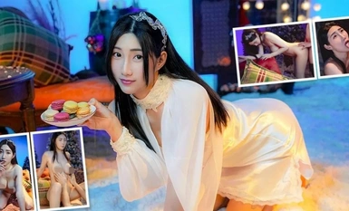 AVJiali Sleeping Beauty cần hơi ấm đặc biệt từ bên trong ra ngoài từ dương vật.