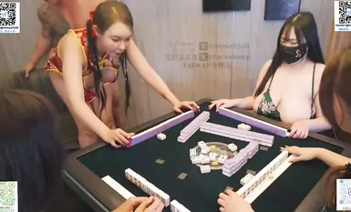 美女脫衣麻將6P賀新年__6P __新年特輯__麻將局