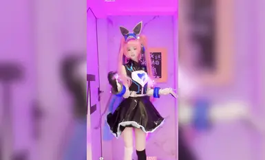 ผลงานการเปิดเผยใบหน้าล่าสุดของนักเต้นสาวและนักแสดง AV รุ่นเยาว์คุณภาพสูง [เบย ลี่หลัว] การเต้นเปลือยแบบไดนามิกในสไตล์คอสเพลย์บน Douyin (2)