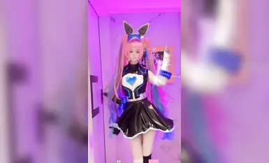 ผลงานการเปิดเผยใบหน้าล่าสุดของนักเต้นสาวและนักแสดง AV รุ่นเยาว์คุณภาพสูง [เบย ลี่หลัว] การเต้นเปลือยแบบไดนามิกในสไตล์คอสเพลย์บน Douyin (2)