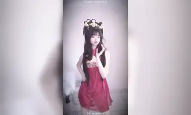 Ang pinakabagong gawa ng de-kalidad na batang babaeng mananayaw at AV actress na si [Bei Liluo], isang dynamic na hubad na sayaw sa istilo ng isang cosplayer sa Douyin (6)